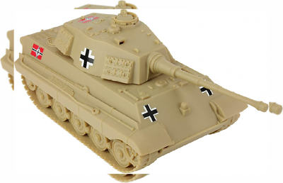 #ad BMC WW2 German King Tiger Tank Tan 1:32 Vehicle for Plastic Army Men $28.82