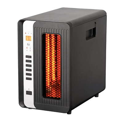 #ad Electric Infrared Quartz Space Heater with LED Display and Remotefree shipping $154.68