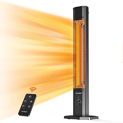 #ad Outdoor Electric Patio Heater Haimmy 42in Infrared Heater with Remote 9 Hea... $249.51