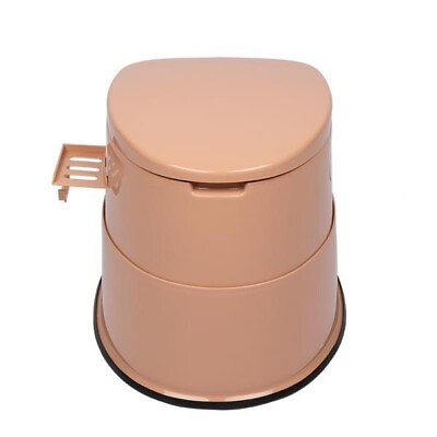#ad New portable emergency toilet w Non slip Mat for Outdoor Travel CampingBrown $47.39