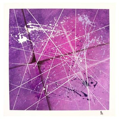 #ad Marlowe quot;Purple Passionquot; Original Painting on Canvas Hand Signed with LOA $1450.00