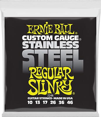 #ad Ernie Ball Regular Slinky Stainless Steel Electric Regular 10 46 $13.05