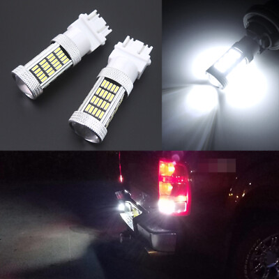 #ad 2x Bright White 3156 3056 3157 Car Truck Backup Reverse Lights 92 SMD LED Bulbs $12.99