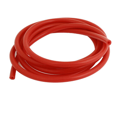 #ad 2 Meter Red Silicone Vacuum Tube Hose 3mm ID 7mm OD for Car $15.99