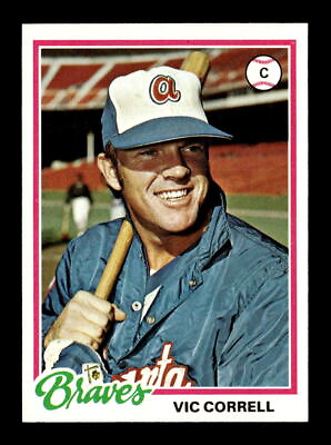 #ad 1978 Topps #527 Vic Correll Atlanta Braves EX MT Baseball Card *J57 $4.75
