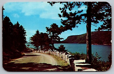 #ad Sargeant Drive Somes Sound Mount Desert Island Maine Country Road VNG Postcard $12.00