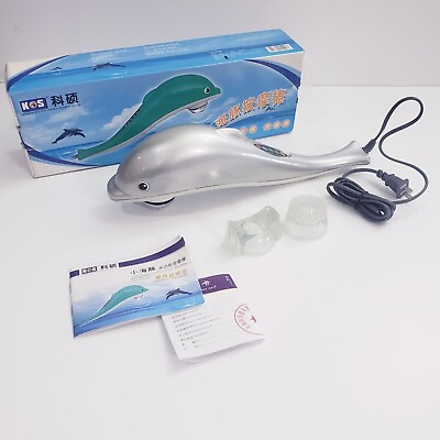 #ad New Electric Dolphin Full Body Massager Shiatsu Acupressure Electric Vibrator $24.95