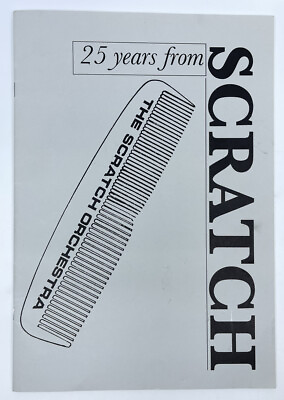#ad 1994 London Music Collective 25 years from SCRATCH Program Cornelius Cardew Rare $300.00