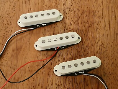#ad GUITAR PICKUP SET ALNICO 5 CLASSIC 50#x27;S SET OF 3 PARCHMENT FOR STRATOCASTER $36.99