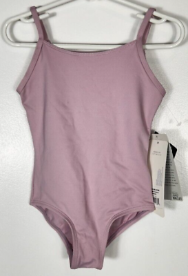 #ad Danskin Girls Size 2T 4T Lavender NYCB Mesh Cami Leotard NWT $12.99