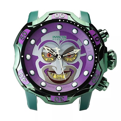 #ad Invicta Limited Ed Wall Clock 19” JOKER NEON GREEN High Polished Watch $159.99