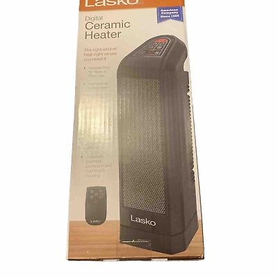 #ad NEW Lasko CT16560 16quot; Tower Heater with Remote $50.75