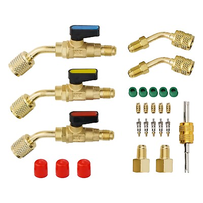#ad Efficient Addition or Recovery of Coolant with Corner Valve and Adapter $42.66