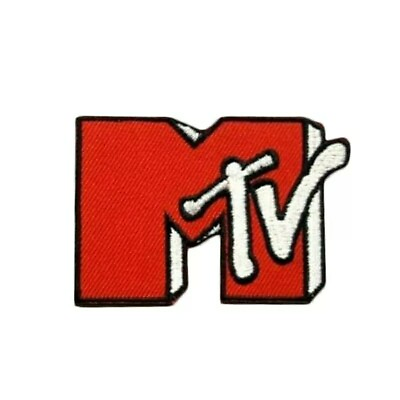 #ad MTV Music Television Vintage Retro Style 90s Iron on Patch Fashion 80s Applique $4.75