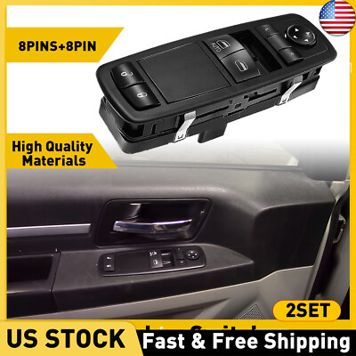 #ad 2PCS Master Window Control Lifter switch For Dodge Caravan 68110870AA 68110870AB $37.60