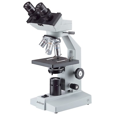 #ad AmScope 40X 1000X Binocular Biological Microscope $179.99