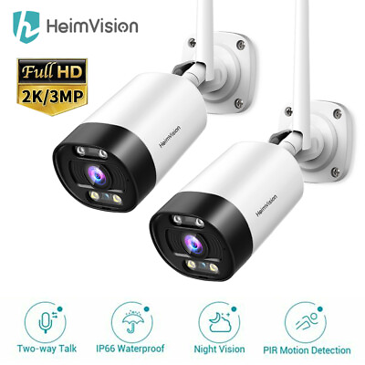 HeimVision 2K 3MP Wireless WiFi IP Home Security Camera Outdoor Cam Night Vision $25.69