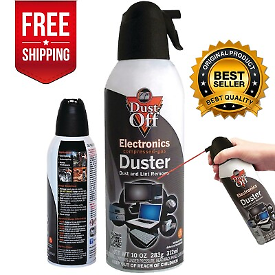 #ad Dust Off Spray Pack 1 10 oz Electronics Compressed Canned Air Duster Falcon $9.99