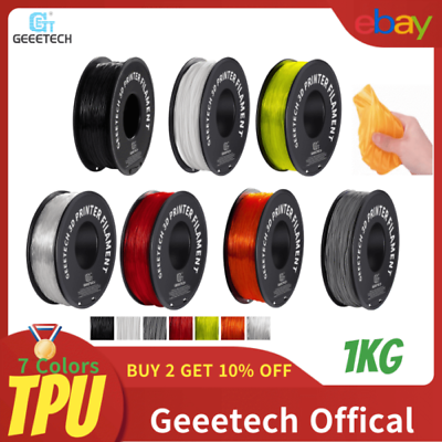 #ad Geeetech 3D Printer TPU Filament 1kg 1.75mm For 3D Printer Consumables US $18.99