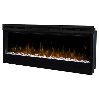 #ad Dimplex Electric Wall Fireplace 50.375quot; Adjustable Flame Thermostat 400 Sq.Ft $1387.99