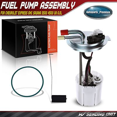 #ad Fuel Pump Assembly w Sensor for Chevy Express GMC Savana 3500 4500 w 55 Gallon $63.66
