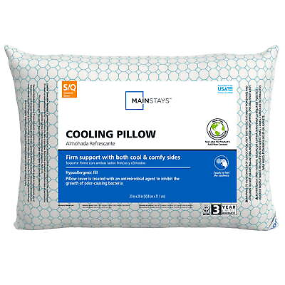 #ad Mainstays Cooling Bed Pillow Standard Queen 2 Pack $18.09