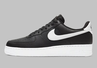 #ad Nike Air Force 1 #x27;07 Low Men#x27;s Black White CT2302 002 Shoes Sneakers Sizes NEW $94.97