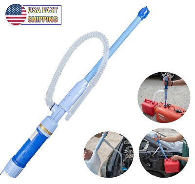 #ad Turbo Electric Liquid Transfer Siphon Pump Cordless Battery Powered Gas Oil $14.95