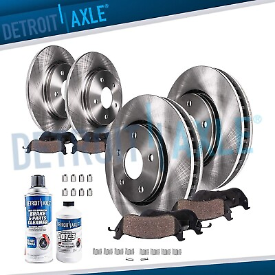 #ad Front Rear Disc Rotors Brake Pads for 2011 2012 2014 Ford Edge Lincoln MKX $199.42