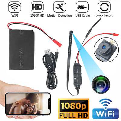 Mini 1080P WIFI Security Camera 4K 5MP Hidden Nanny Spy DIY Module DVR CAM $22.99