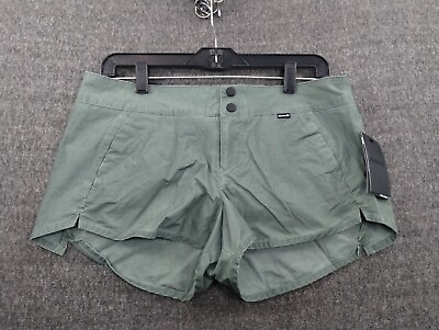 #ad NWT Hurley Women#x27;s Size 9 Washed Green Lowrider Portside Shorts 940921 365 $25.00