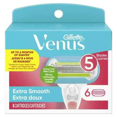 #ad Venus Extra Smooth Women#x27;s Razor Blade Refills 6 Count 1 Pack $18.79