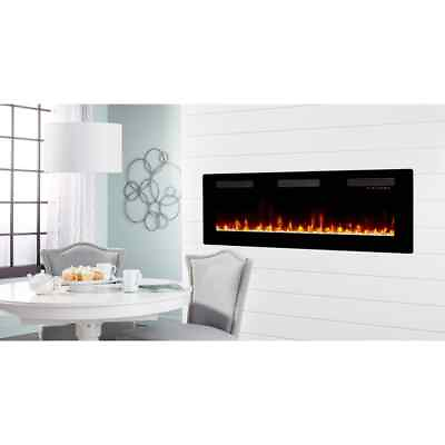 #ad Dimplex Electric Fireplace 60quot; Wall Built in Linear Black $861.42