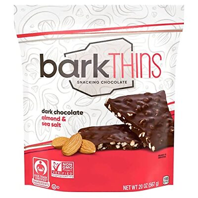 #ad barkTHINS Bark Thins Almond Snacking Chocolate Dark Dark Chocolate 20.0 Ounce $31.56
