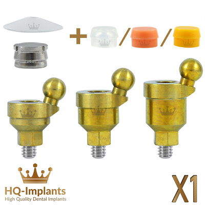 #ad Ball Attachment 18° Silicone Cap Set Dental Fixture Dentistry Supplies Int Hex $39.00