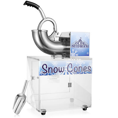 #ad Commercial Snow Cone Machine Countertop Ice Shaver Slush Maker $279.99