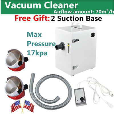 #ad 110v Dental Lab Digital Single Row Dust Collector Vacuum Cleaner Suction Base $168.00