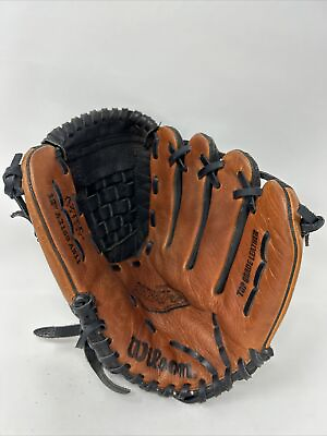 #ad Wilson A2160 AS11 Advisory Staff 12” Baseball Glove Mitt Aztec Leather Left Hand $20.00