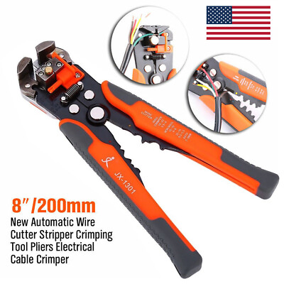 #ad Self Adjust Automatic Wire Stripper Cutter Crimper Terminal Electric Tool Pliers $13.99