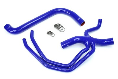 #ad HPS Blue Reinforced Silicone Radiator Hose Kit For Ford 99 03 F 150 5.4L V8 $294.50