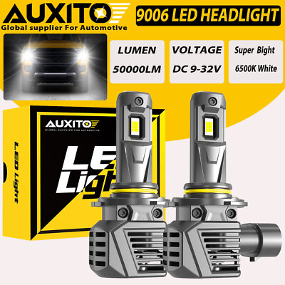 #ad AUXITO 2x 9006 HB4 200W LED Headlight Bulbs Low Beam Light 6500K White M5 Series $35.99
