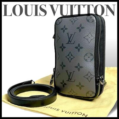 #ad Louis Vuitton Double Phone Pouch Eclipse Monogram Reverse mens bag $1714.26