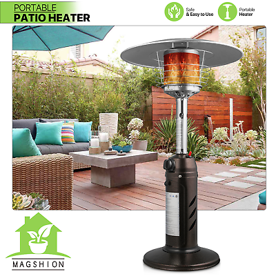 #ad 11000 BTU Portable Propane Gas Patio Heater Commercial Tabletop Outdoor Heating $114.99