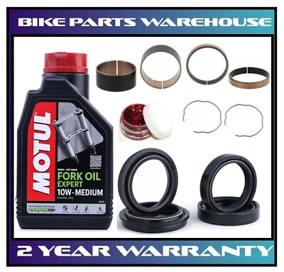#ad Fork Oil Seal Dust Cover Bushes Kit for Honda GL1500 CD 01 03 GBP 47.95