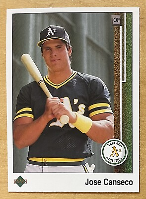 #ad Jose Canseco 1989 Upper Deck Baseball Premier #371 Oakland Athletics HOF NM MT $1.06