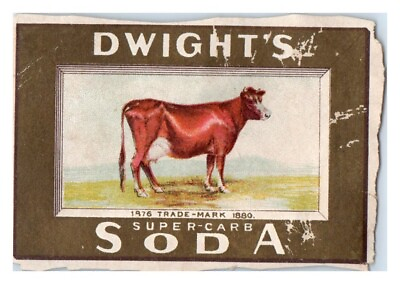 #ad Dwight#x27;s Super Carb Soda Label *VT17 $4.95