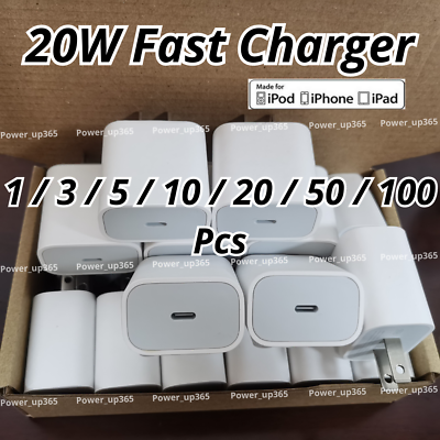 #ad #ad Wholesale Bulk For iPhone iPad 20W USB C Type C Power Adapter Fast Charger Block $329.00
