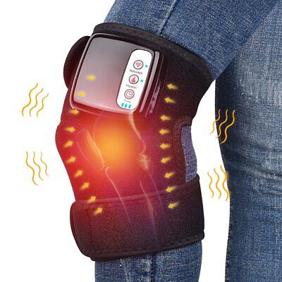 #ad 2024 Electric Infrared Heating Knee Massage Wrap Elbow Joint Support Pain Relief $37.99