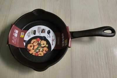 #ad DS Camping Cast Iron Pan Size 16cm 6.3quot; $49.99