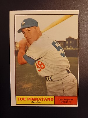 #ad Set Break 1961 Topps Vintage Baseball VG #74 Joe Pignatano LA Dodgers LOOK $1.88